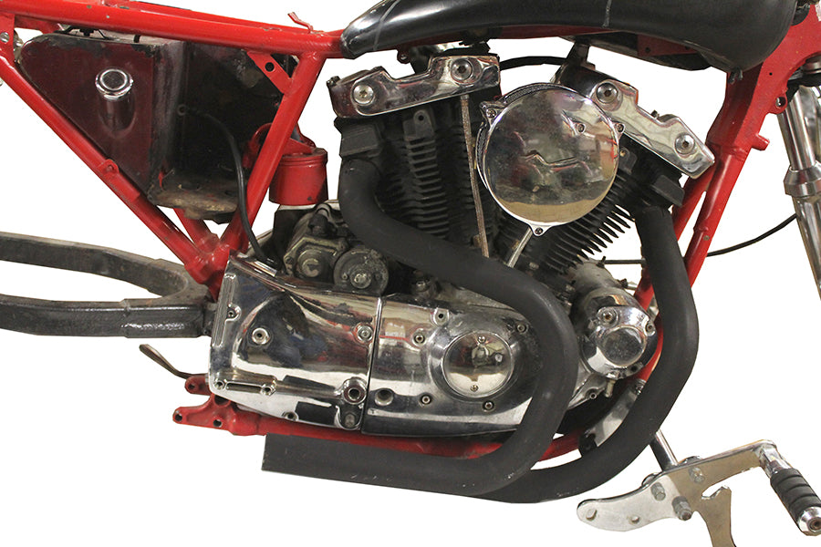 30-0894 - 2:1 XL Alphabet Exhaust Header Set Black by V-Twin