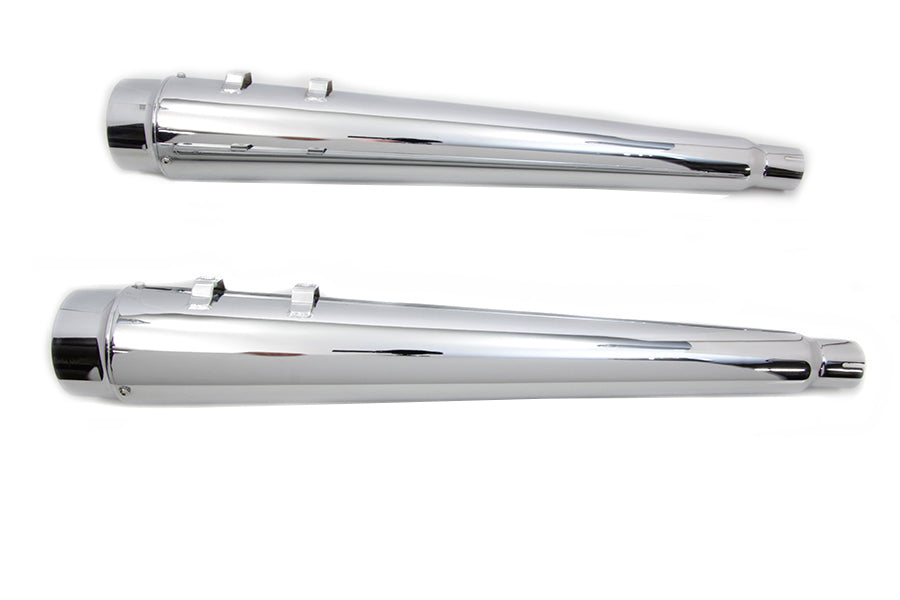 30-0932 - Wyatt Gatling Megaphone Muffler Set Chrome by Wyatt Gatling