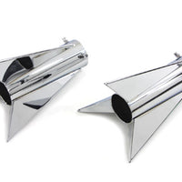 30-0955  Chrome Three Fin Rocket Tip Set for 2 inch Muffler