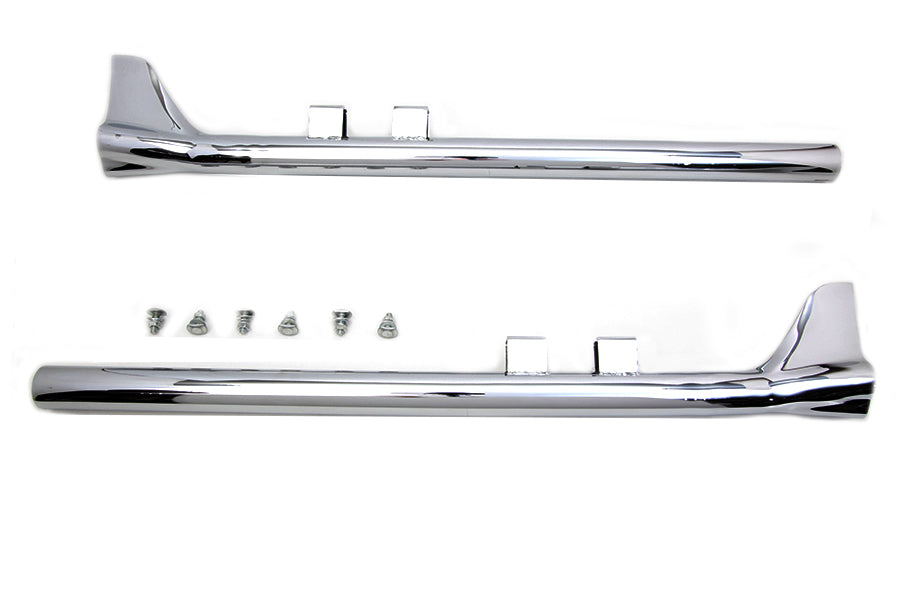 30-0971 - 36 inch Bronx Straight Tail Set Chrome by V-Twin