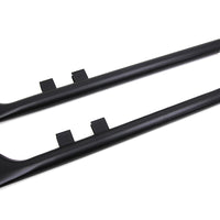 30-0973 - M8 33  Straight Fishtail Exhaust Extension Set Black by V-Twin