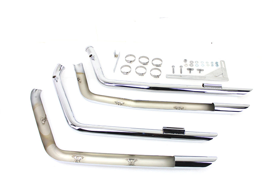 30-1142 - MCM Illusion Drag Pipe Set Chrome by MCM