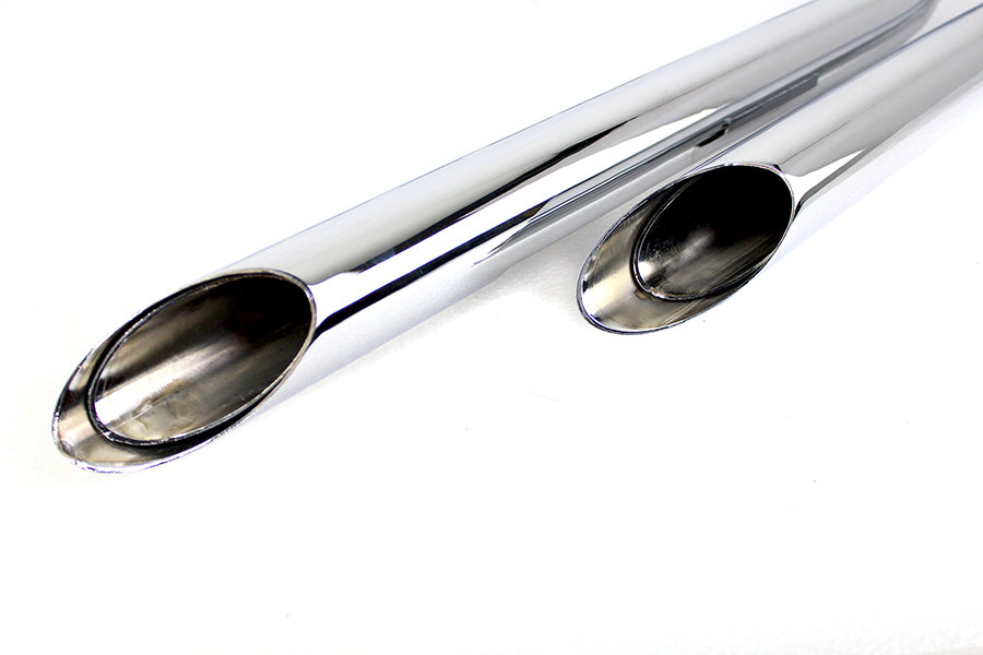 30-1142 - MCM Illusion Drag Pipe Set Chrome by MCM