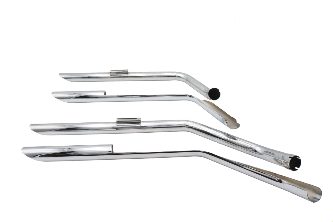 30-1143 - MCM Illusion Drag Pipe Set Chrome by MCM