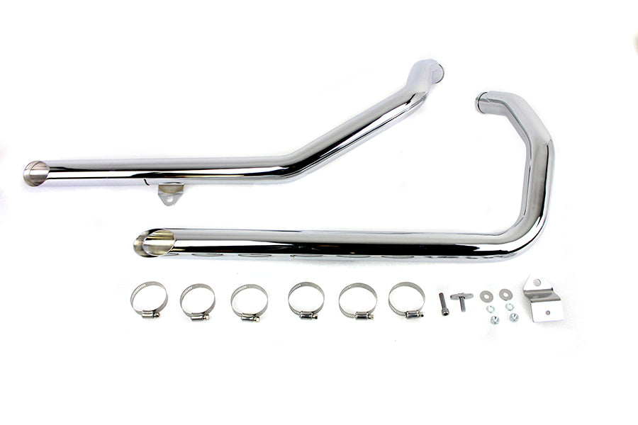 30-1144 - MCM Illusion Drag Pipe Set Chrome by MCM