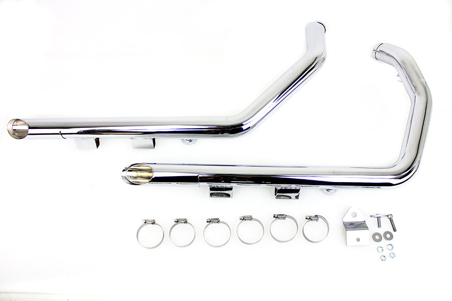 30-1145 - MCM Illusion Drag Pipe Set Chrome by MCM