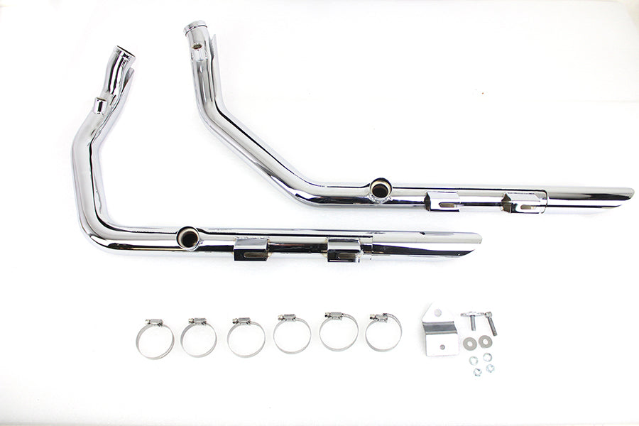 30-1145 - MCM Illusion Drag Pipe Set Chrome by MCM