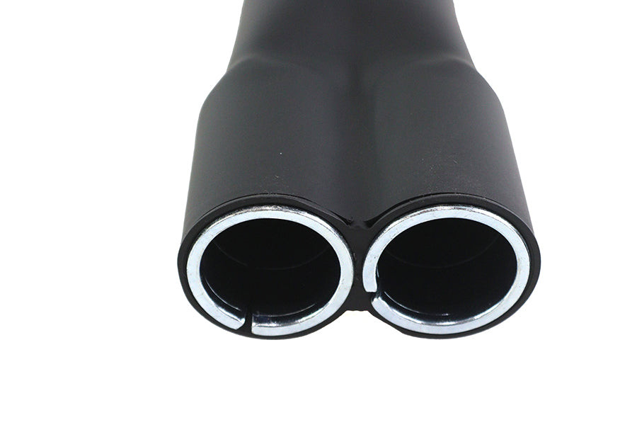 2:1 24 inch Collector Turn Out Muffler Black