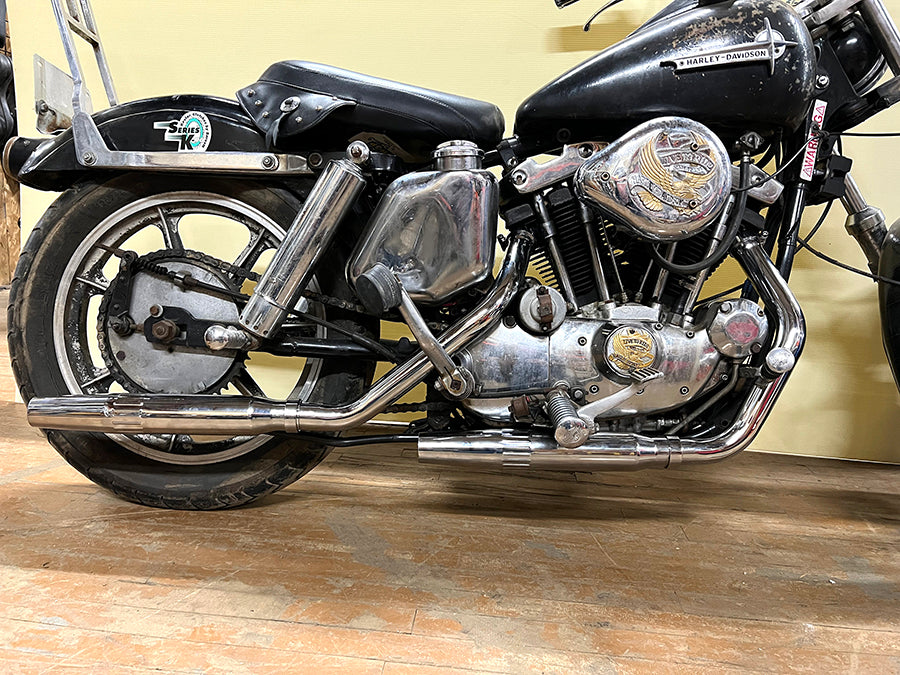 30-1264 - Tapered Muffler Exhaust Kit Chrome Dual Type by V-Twin