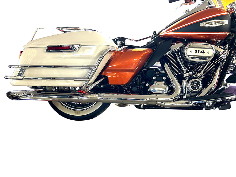 30-1292 - Turn Out Muffler Set Classic 1967 Style Chrome by V-Twin