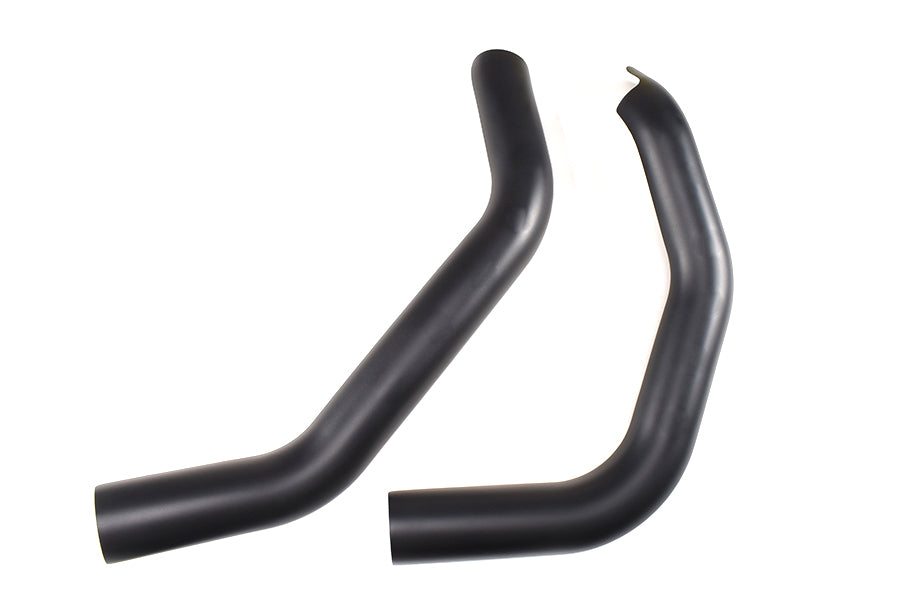 30-1312 - Smooth Heat Shield Set Black by V-Twin