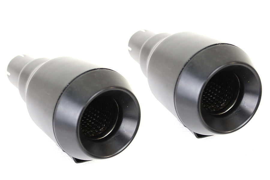 30-1367 - Grenade Muffler Set Black by V-Twin