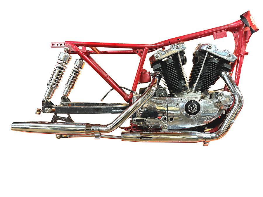 30-1767 - Tapered Muffler Exhaust Kit Chrome by V-Twin