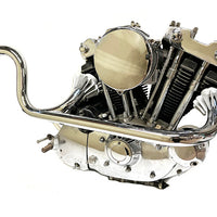 30-1873 - Chrome XLCH Header Pipe by V-Twin