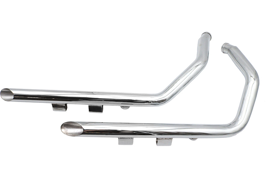 30-2205 - Ultima Exhaust 2 inch Drag Pipe Set Slash Cut Ends by Ultima