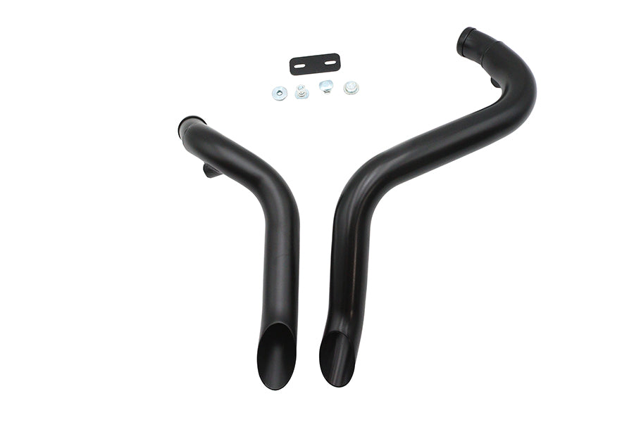 30-2210 - Big Growl Exhaust Drag Pipe Short Shots Black by Ultima