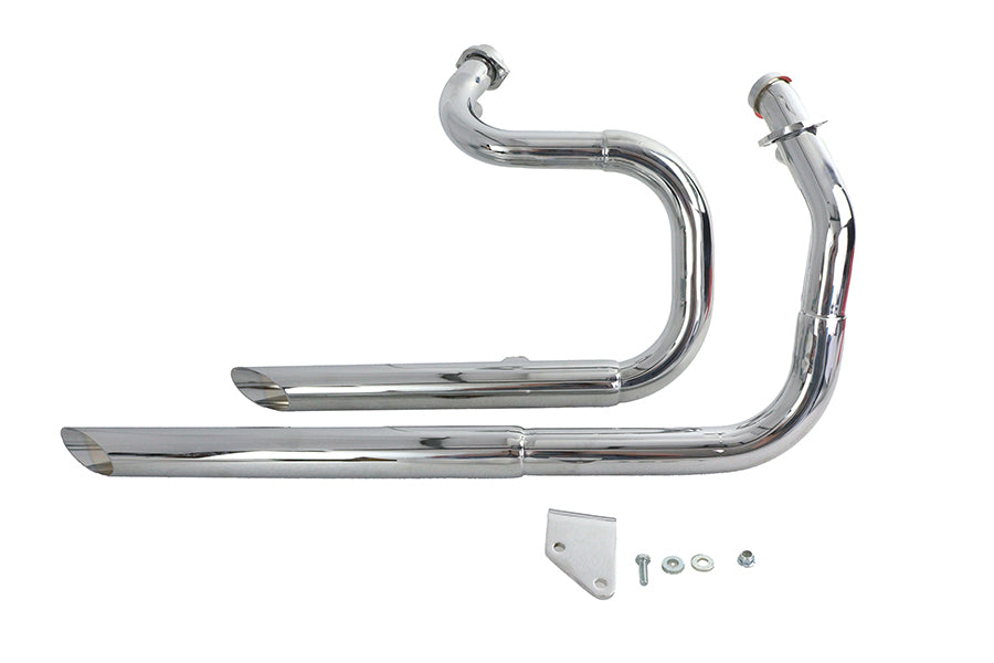 30-2451 - Factory Sample Exhaust Drag Pipe Set Slash Cut by V-Twin