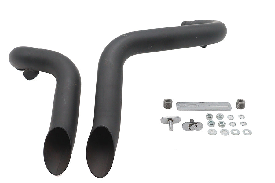 30-2461 - Factory Sample Wyatt Gatling Down Draft Exhaust Header Set by V-Twin