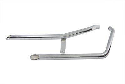 30-3003 - Exhaust Drag Pipe Set Slash Cut Style by V-Twin