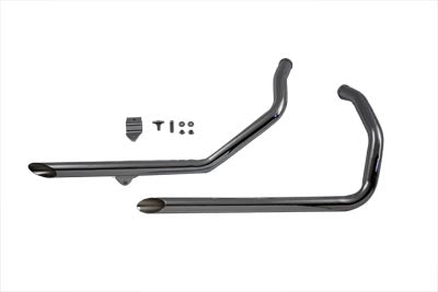 30-3012 - Wyatt Gatling Exhaust Drag Pipe Set Slash Cut Ends by Wyatt Gatling
