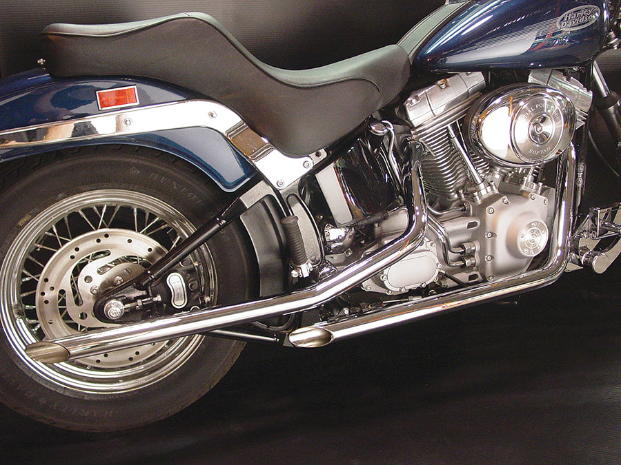 30-3015 - Exhaust Drag Pipe Set Slash Cut Ends by V-Twin