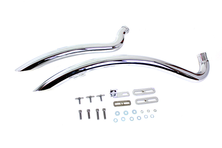 30-3034 - Curved Radius Exhaust Header Set by V-Twin