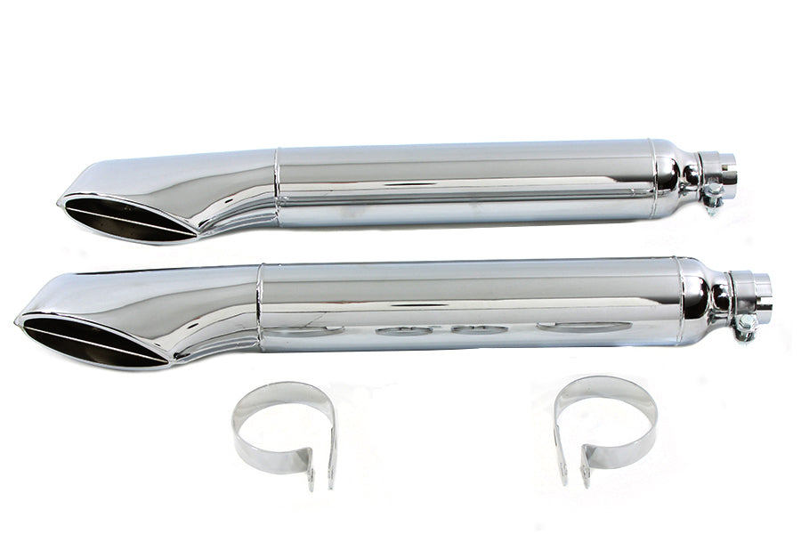 30-3187 - Replica Turnout Muffler Set by V-Twin