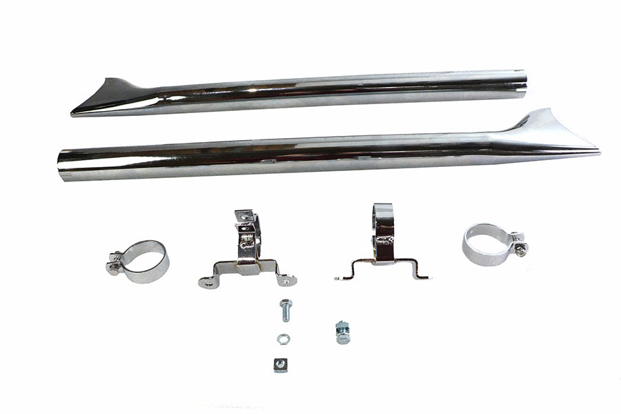 30-3251 - Wyatt Gatling Straight Fishtail Kit by V-Twin