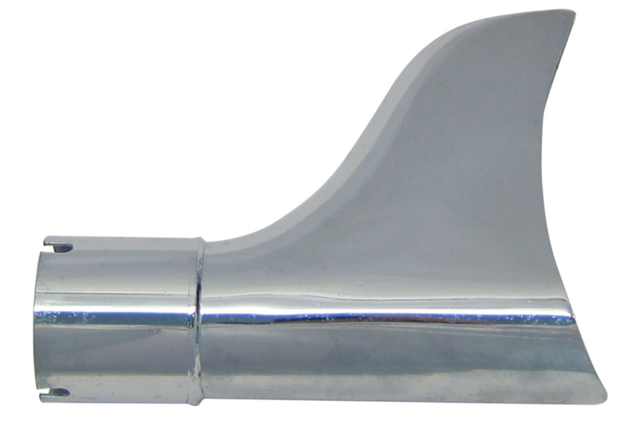 30-3422 - Chrome Fishtail Tip Set for 1-7/8 inch Muffler by V-Twin