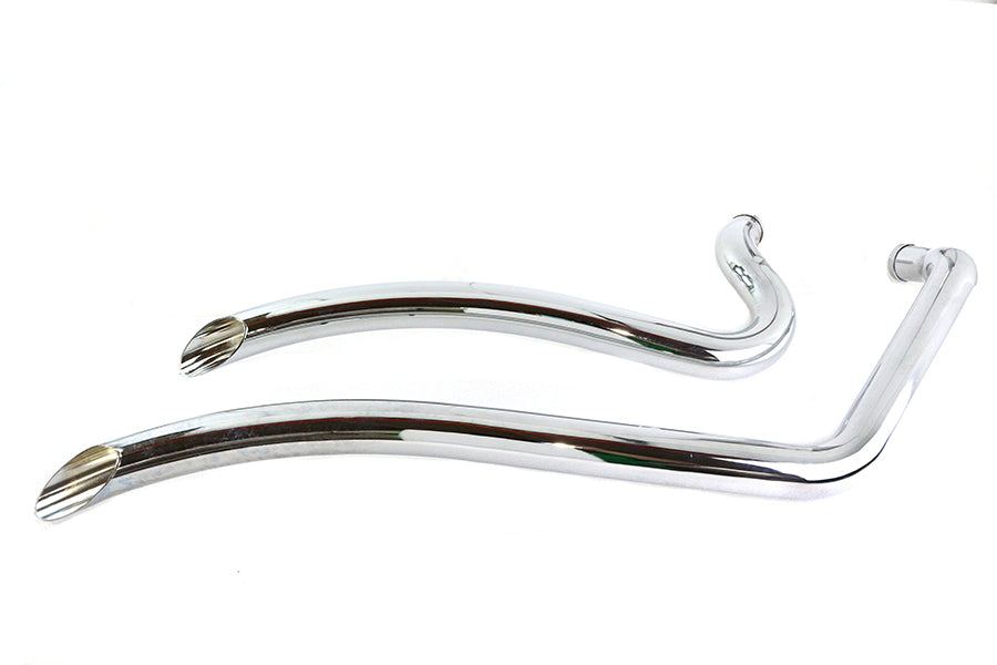 30-7942 - Wyatt Gatling Smooth Radius Pipe Set Chrome by Wyatt Gatling
