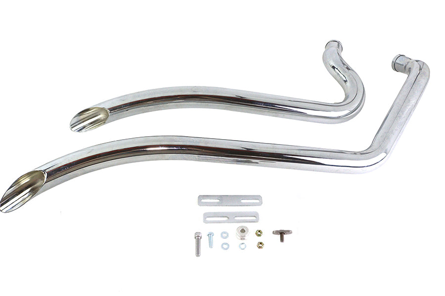 30-7944 - Wyatt Gatling Smooth Radius Pipe Set Chrome by Wyatt Gatling