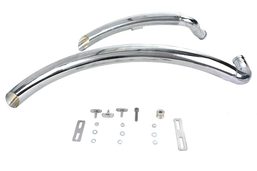 30-8127 - Wyatt Gatling Street Sweeper Exhaust Pipe Set Chrome by Wyatt Gatling