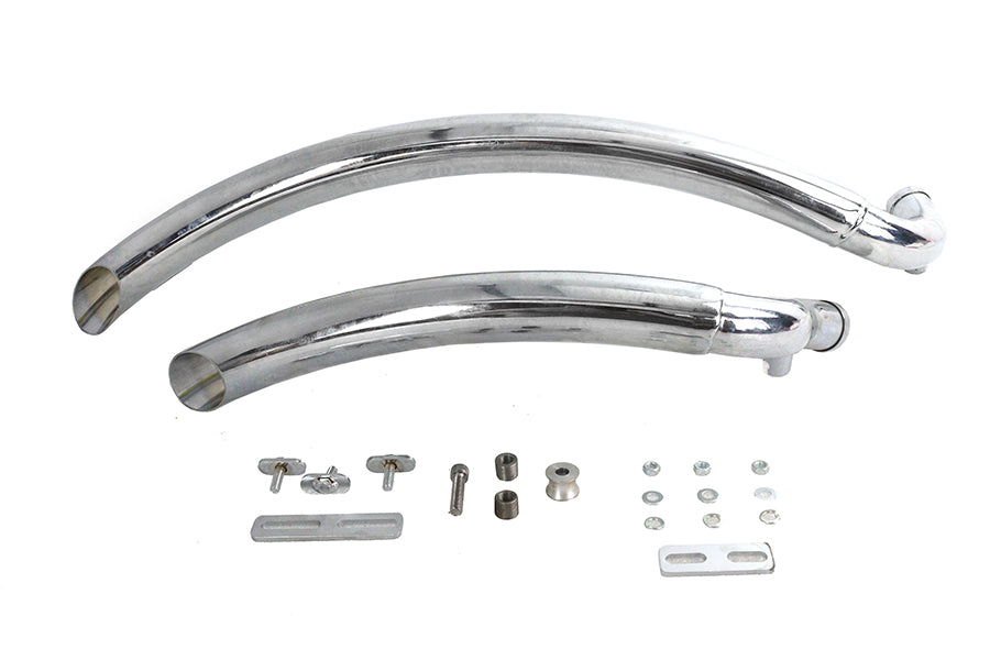30-8130 - Wyatt Gatling Street Sweeper Exhaust Pipe Set Chrome by Wyatt Gatling