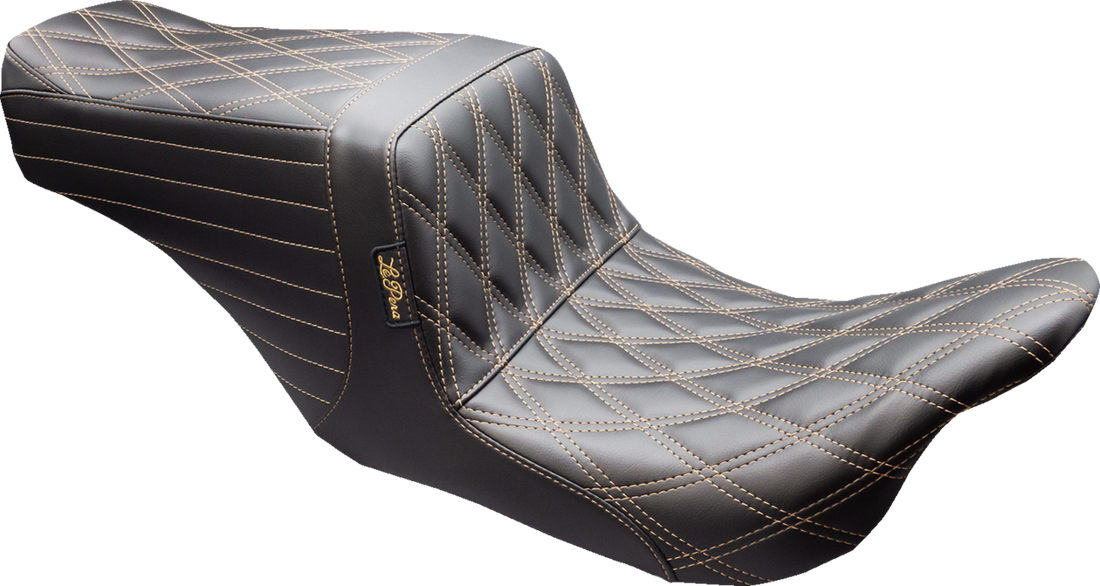 LE PERA Tailwhip Up Front Seat - Double Diamond w/ Chestnut Thread - FL '08-'24 LKU-587DD-CHET