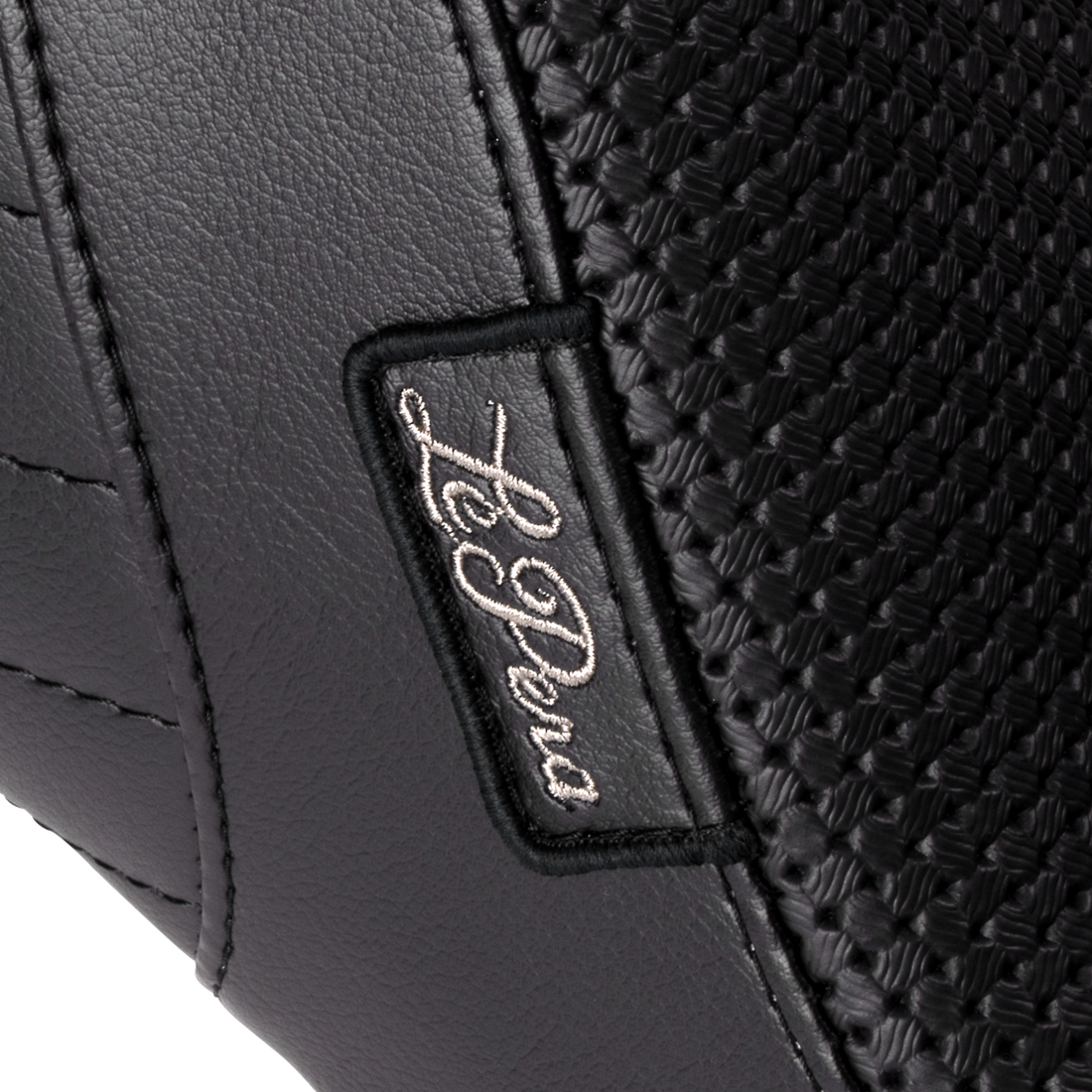 LE PERA Tailwhip Daddy Long Legs Low Rider Seat - Basketweave - Black - FL/FX '18-'24 LYR-580DLBW
