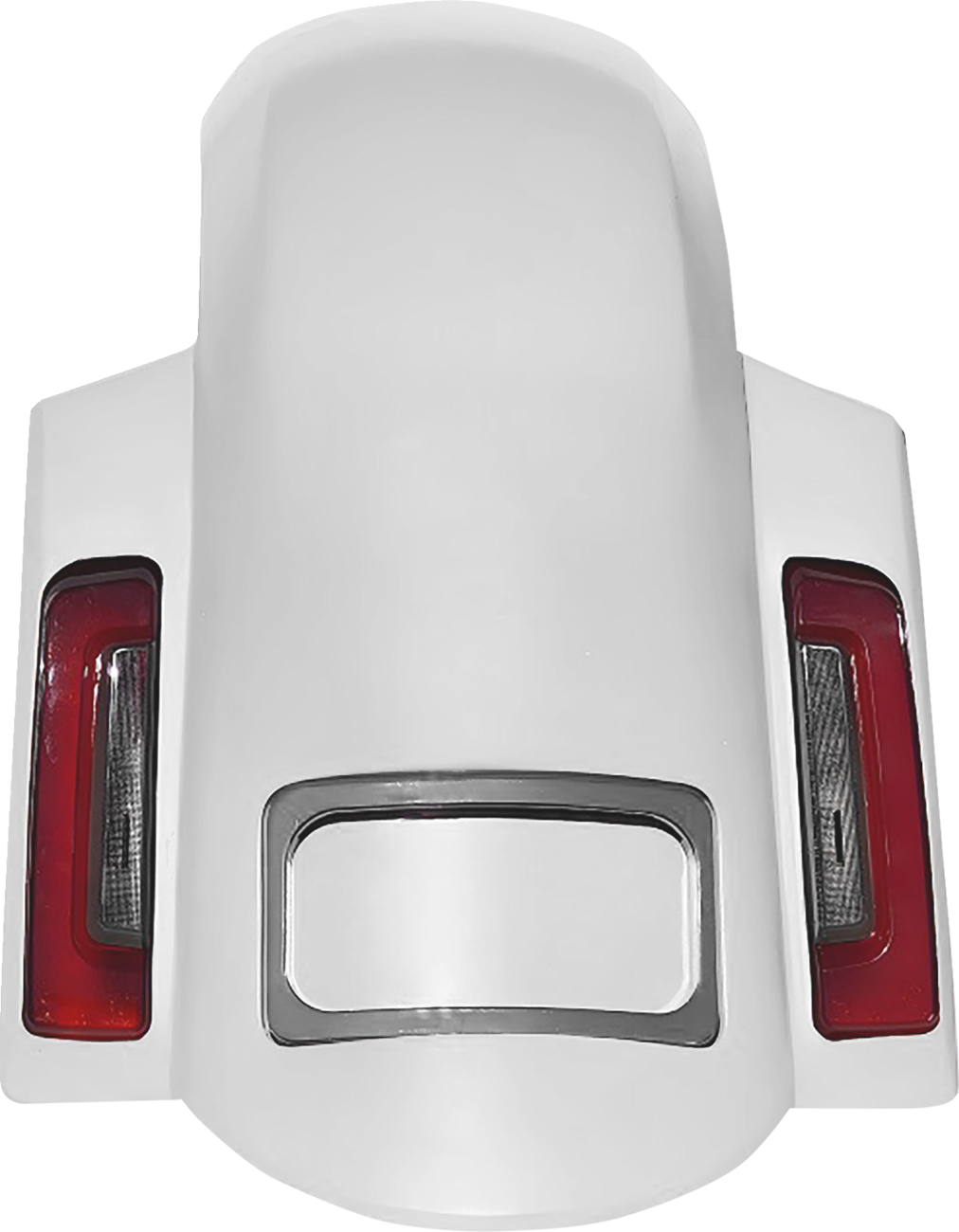 PAUL YAFFE BAGGER NATION Short Sport Rear Fender - With Chrome Plate Frame PYO:RF-SS-CVO-C