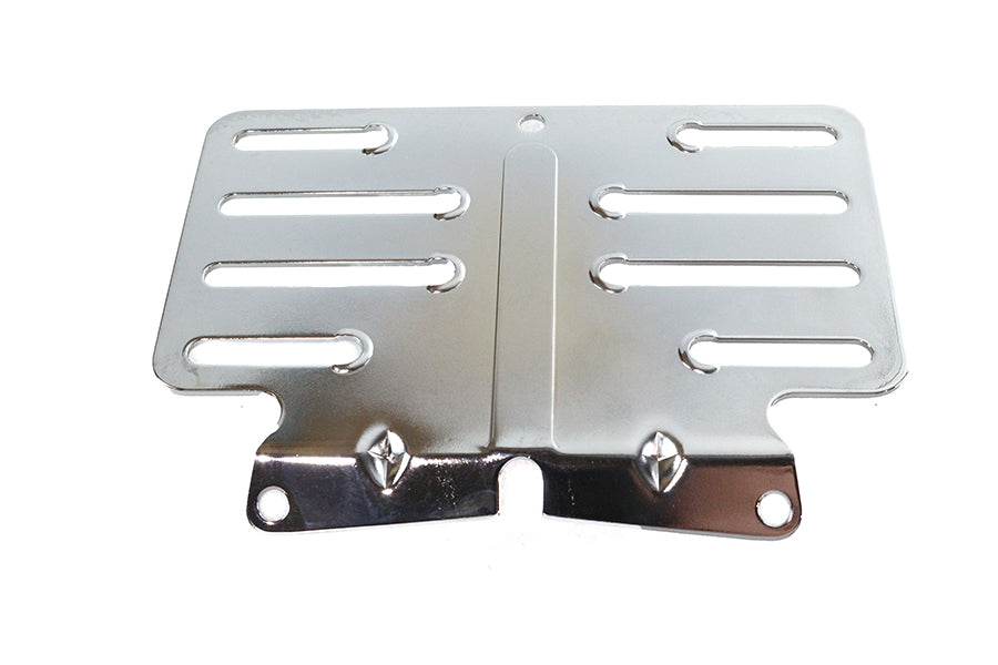 31-0022 - License Backing Plate Chrome by V-Twin