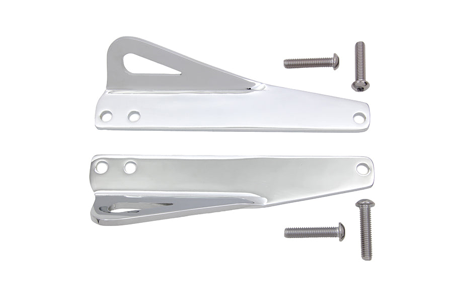 31-0025 - Chrome Plated Tie Down Brackets by Wyatt Gatling