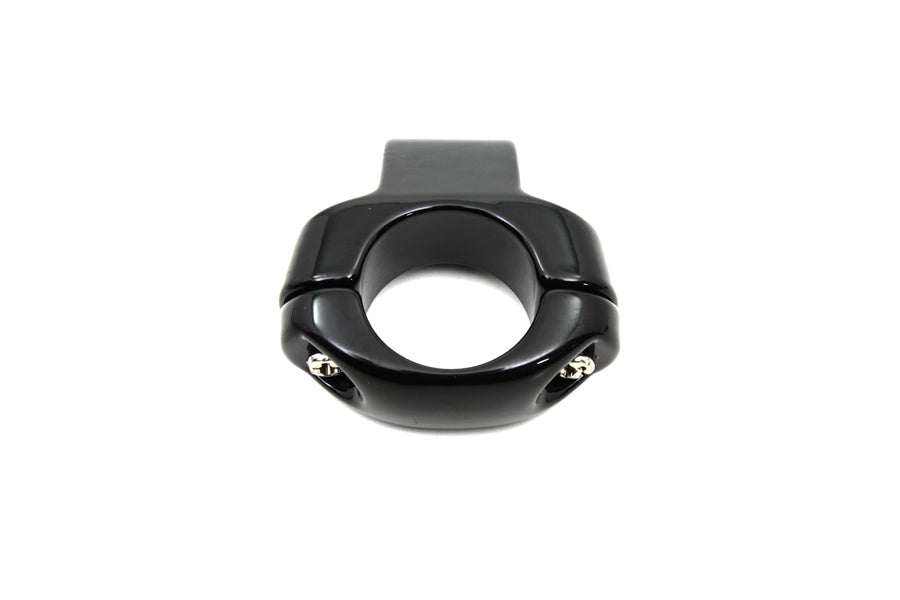 31-0045 - Deco Mirror Clamp Black by V-Twin