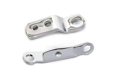 31-0115 - Chrome Top Motor Mount 2 Piece Set by V-Twin