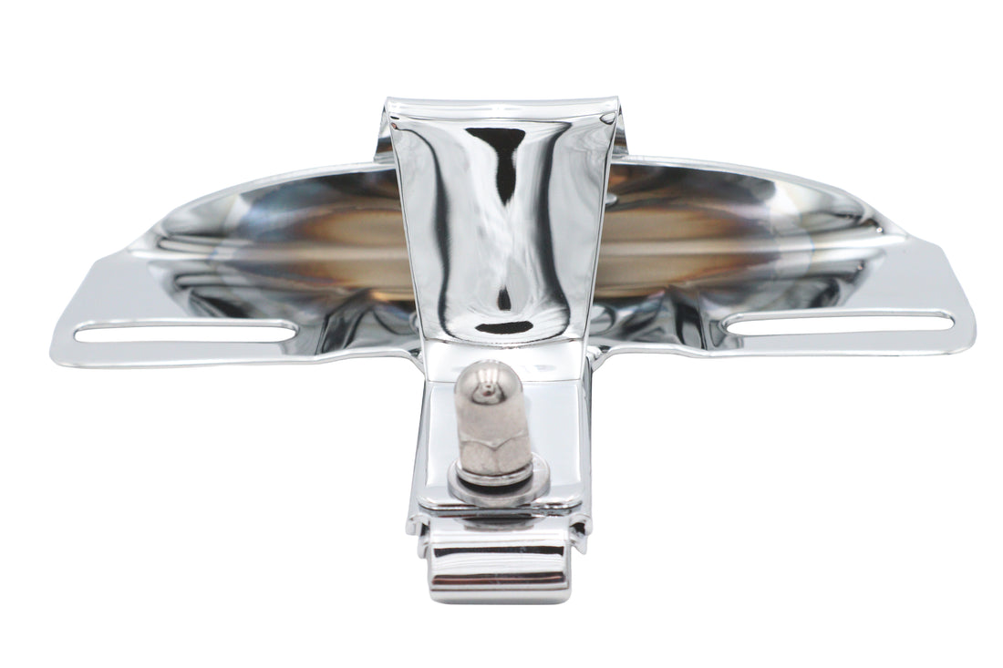 31-0158 - License Plate Frame Bracket Chrome by V-Twin