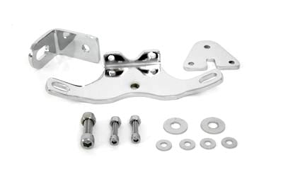 31-0212 - Chrome Heavy Duty Two Piece Top Motor Mount Kit by V-Twin