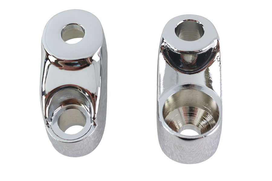 31-0230 - Turn Signal Bracket 39mm Forks Chrome by V-Twin