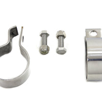 31-0318 - Chrome 1-7/8  Muffler End Clamp Set by V-Twin
