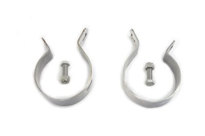 31-0319 - Stainless Steel Muffler Body Clamp by V-Twin