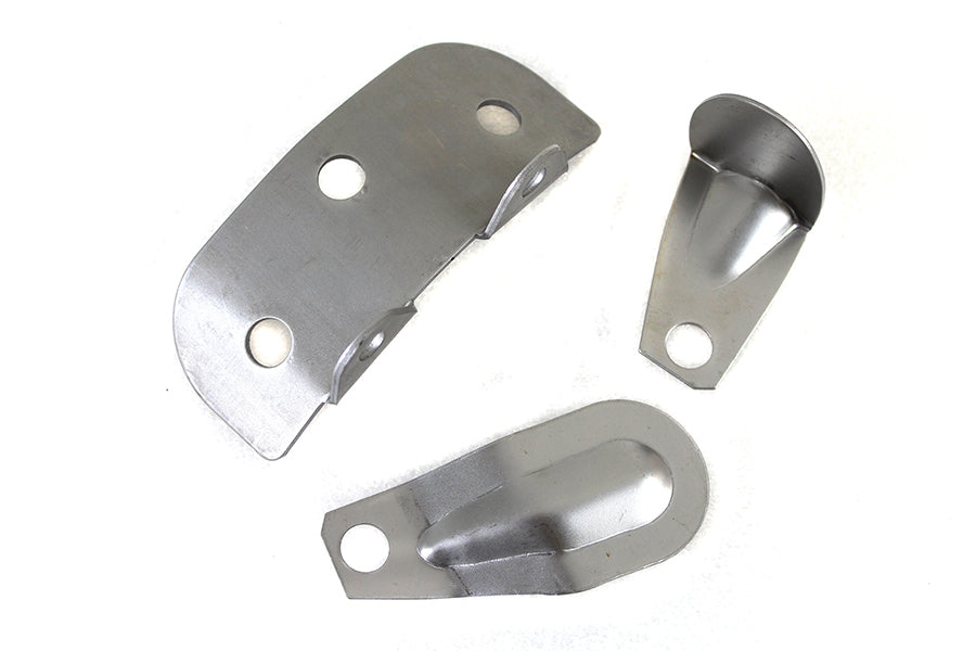 31-0355 - Raw Steel Oil Tank Bracket Kit by V-Twin