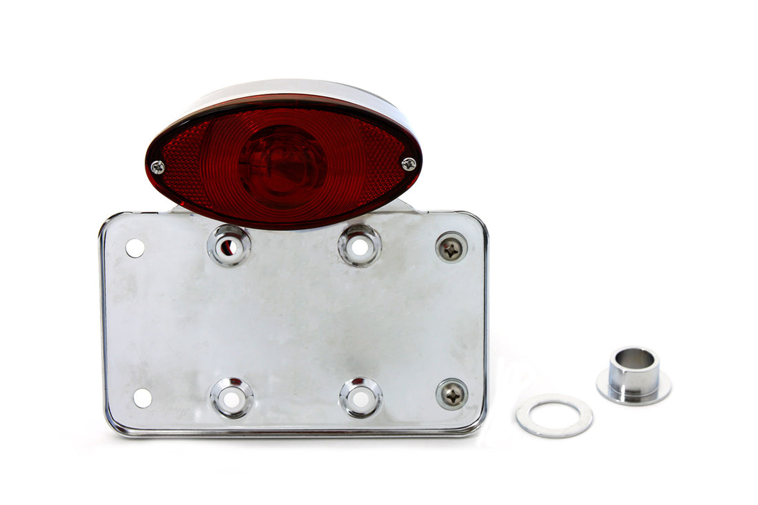 31-0595 - Side Mount Tail Lamp Kit Chrome by V-Twin