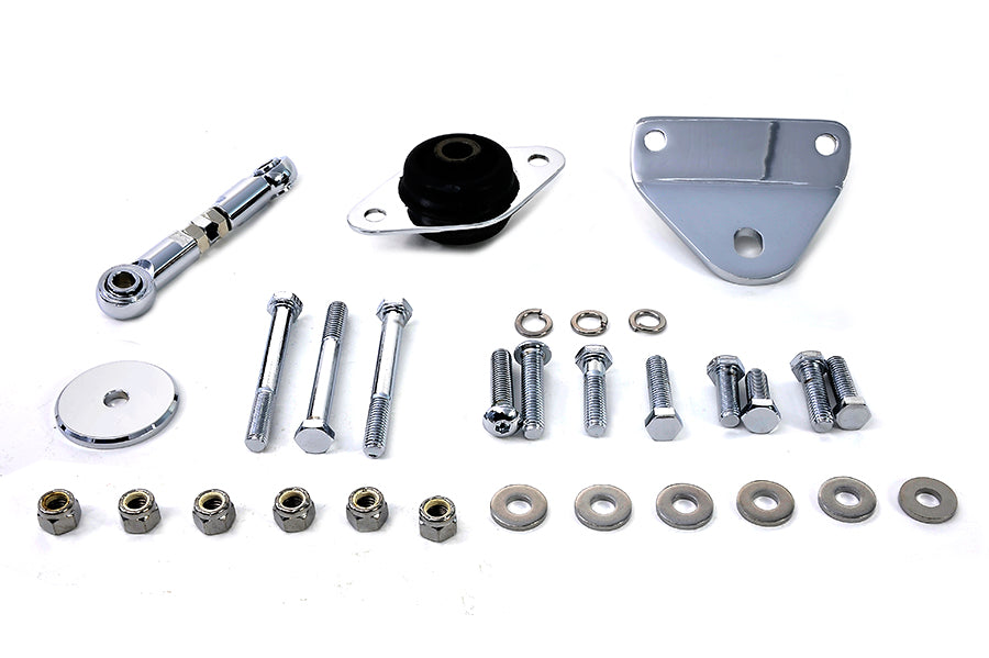 31-0625 - Chrome Front Engine Mount Assembly by V-Twin