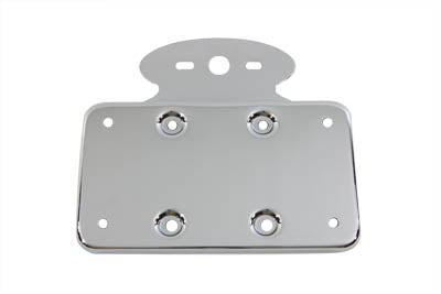 31-0631 - Tail Lamp License Plate Holder Chrome by V-Twin