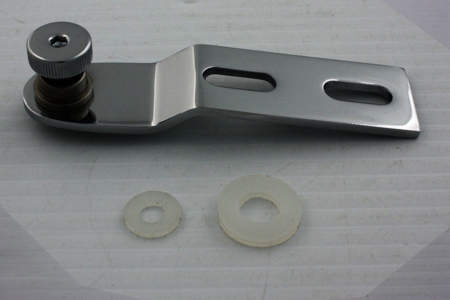 31-0661 - Chrome Seat Tab Assembly Rear by V-Twin